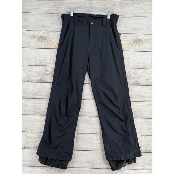 Obermeyer Nylon Ski Snowboard Pants Mens Medium Black Adjustable Waist - Picture 1 of 11